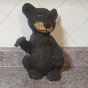 9" Black Bear Figurine